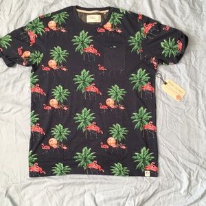 Free Planet X-Large Heather Navy pocket T-shirt